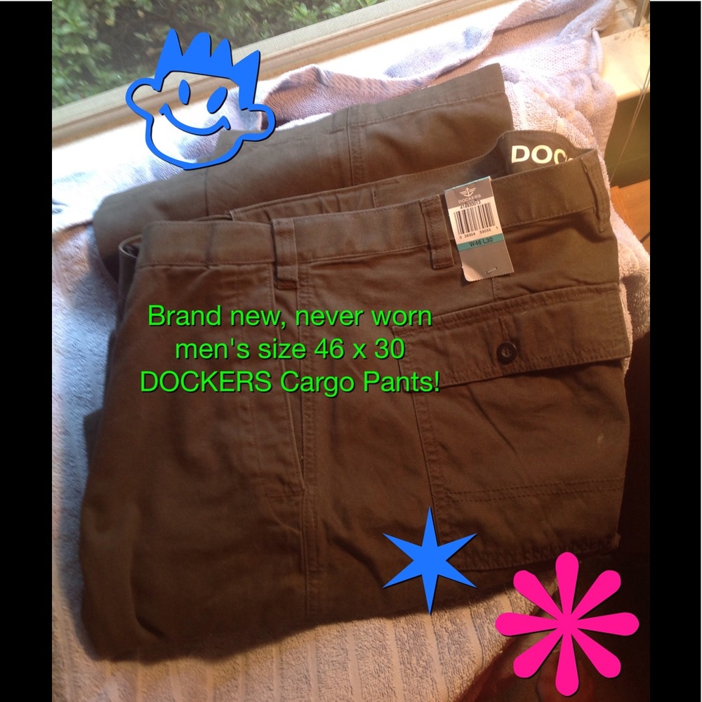 Men's DOCKERS Cargo Pants!