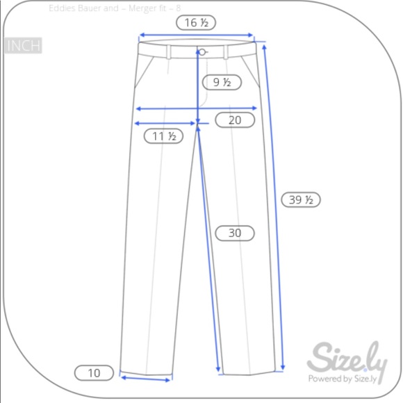 Womens Eddie Bauer Mercer Fit Casual Pants Sz 8 - Picture 5 of 5