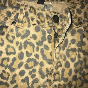 Cheetah print H&m Jeans