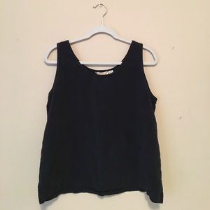VINTAGE Herringbone Silk Tank Top