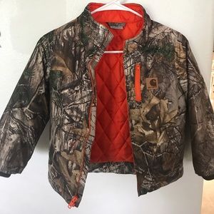 Carhartt Boys Camo jacket XXS