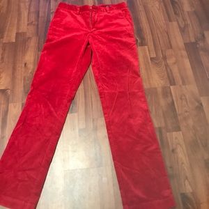 Corduroy red vineyard vine 30x32 pants