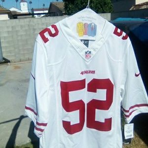Authentic Nike NFL on field #52 Patrick Willis jer