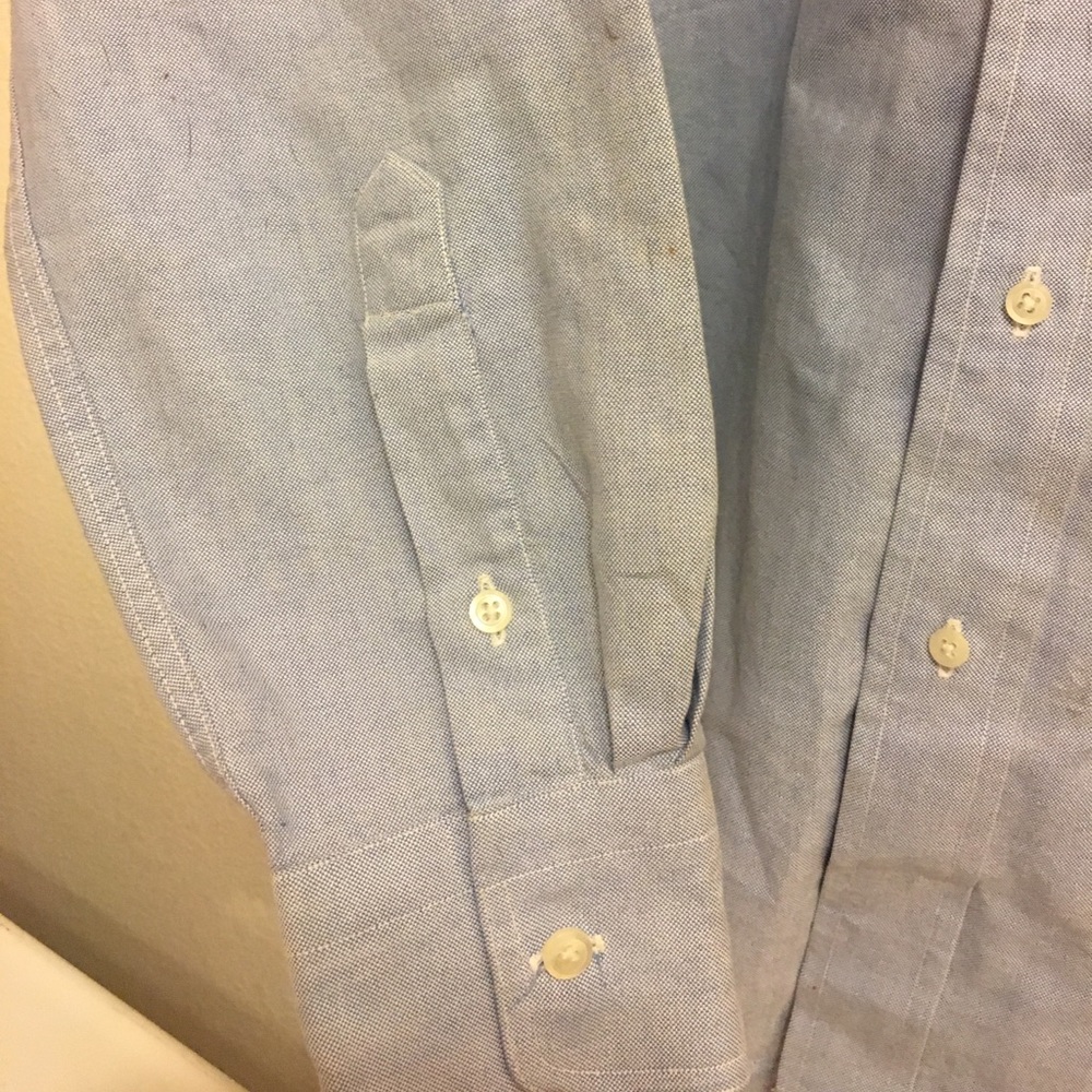 Blue Button Up Long Sleeve - Picture 4 of 5