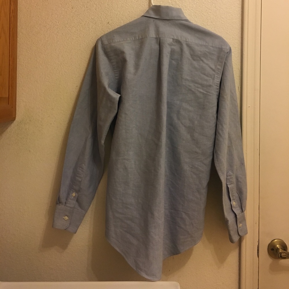 Blue Button Up Long Sleeve - Picture 5 of 5