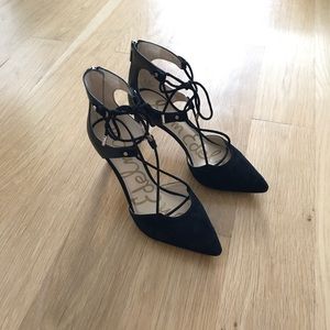 Sam Edelman leather Lace Up Heel