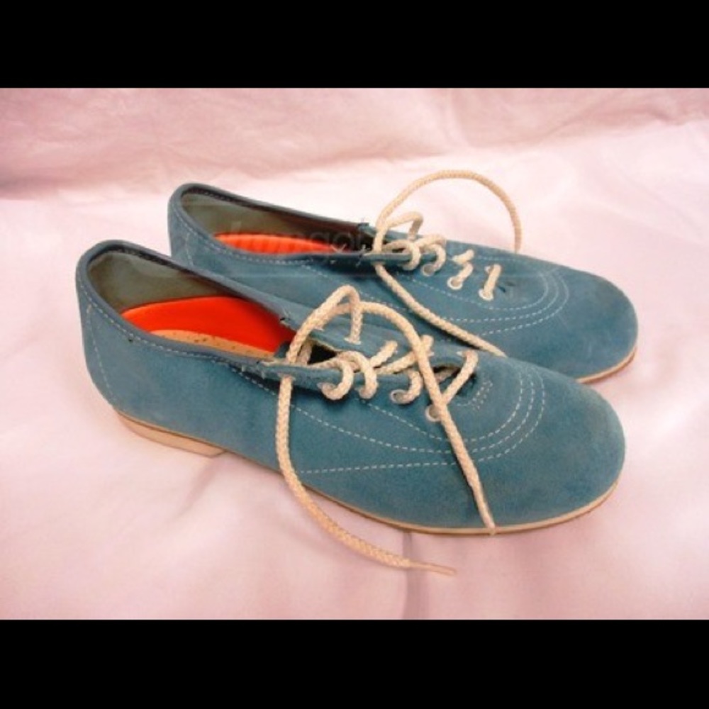 Blue suede shoes