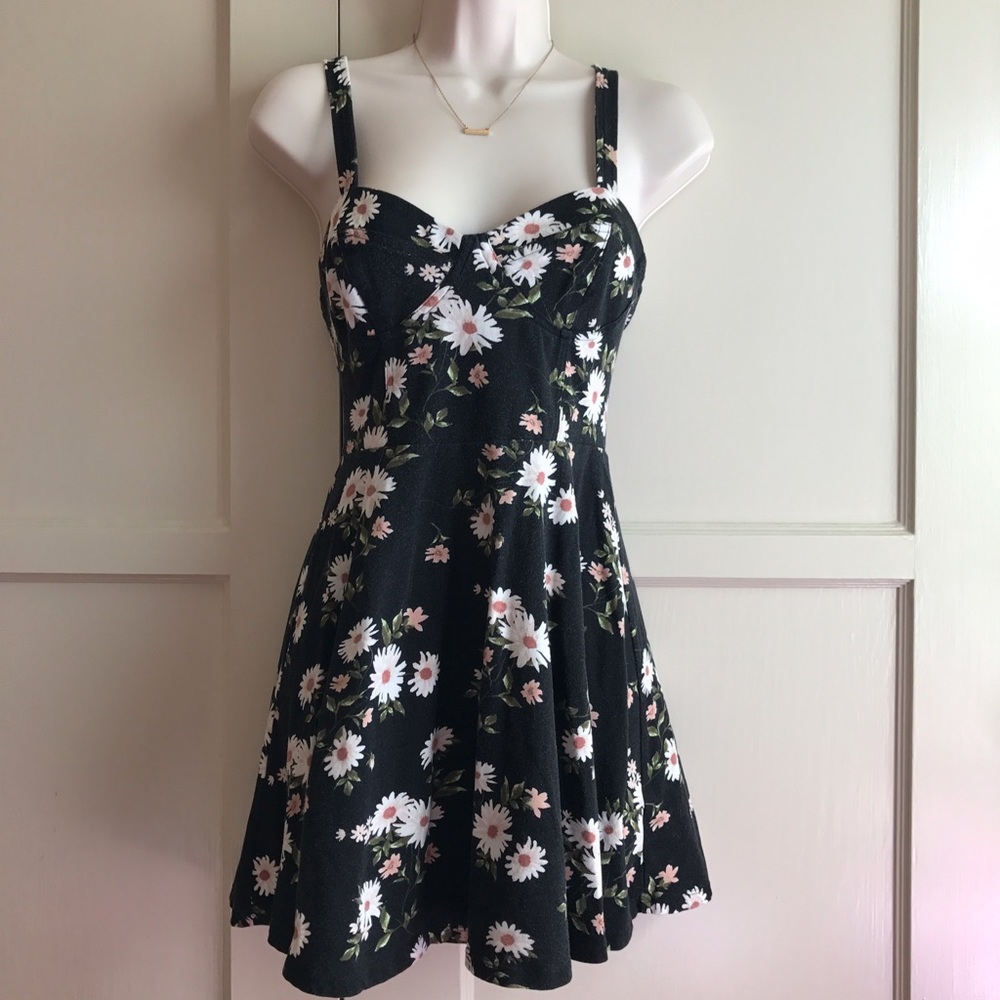 Forever 21 bustier floral dress
