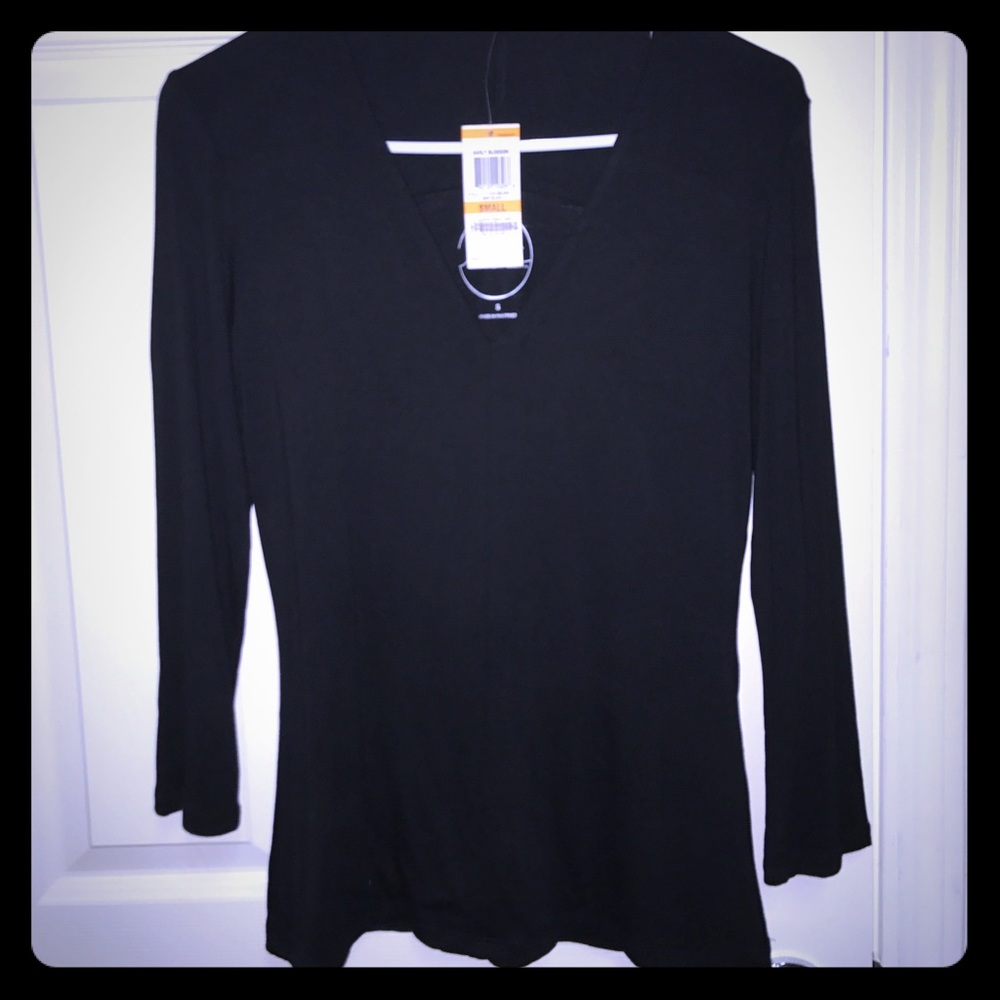 NWT black INC Concepts top
