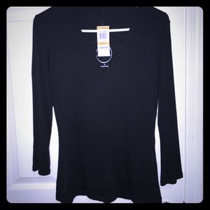 NWT black INC Concepts top