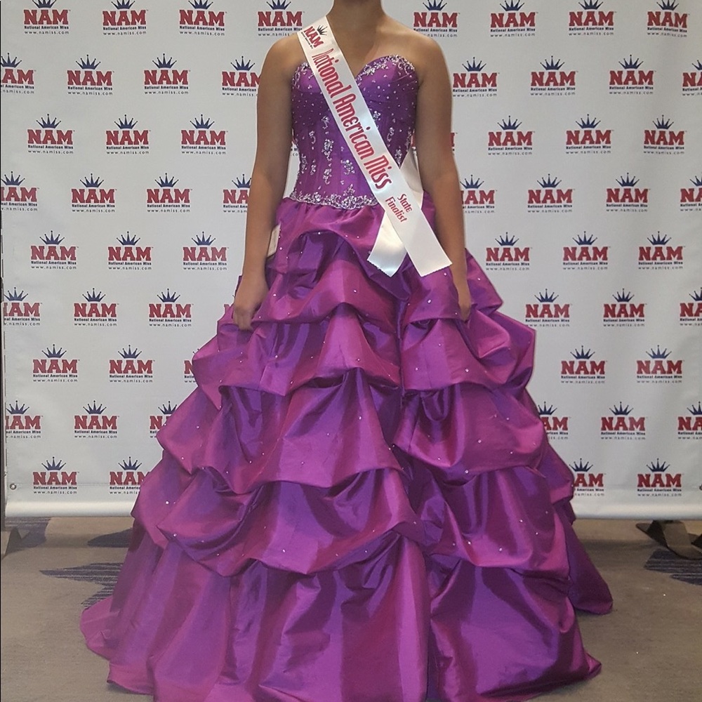 Pageant prom dress. Only wore once won best dress