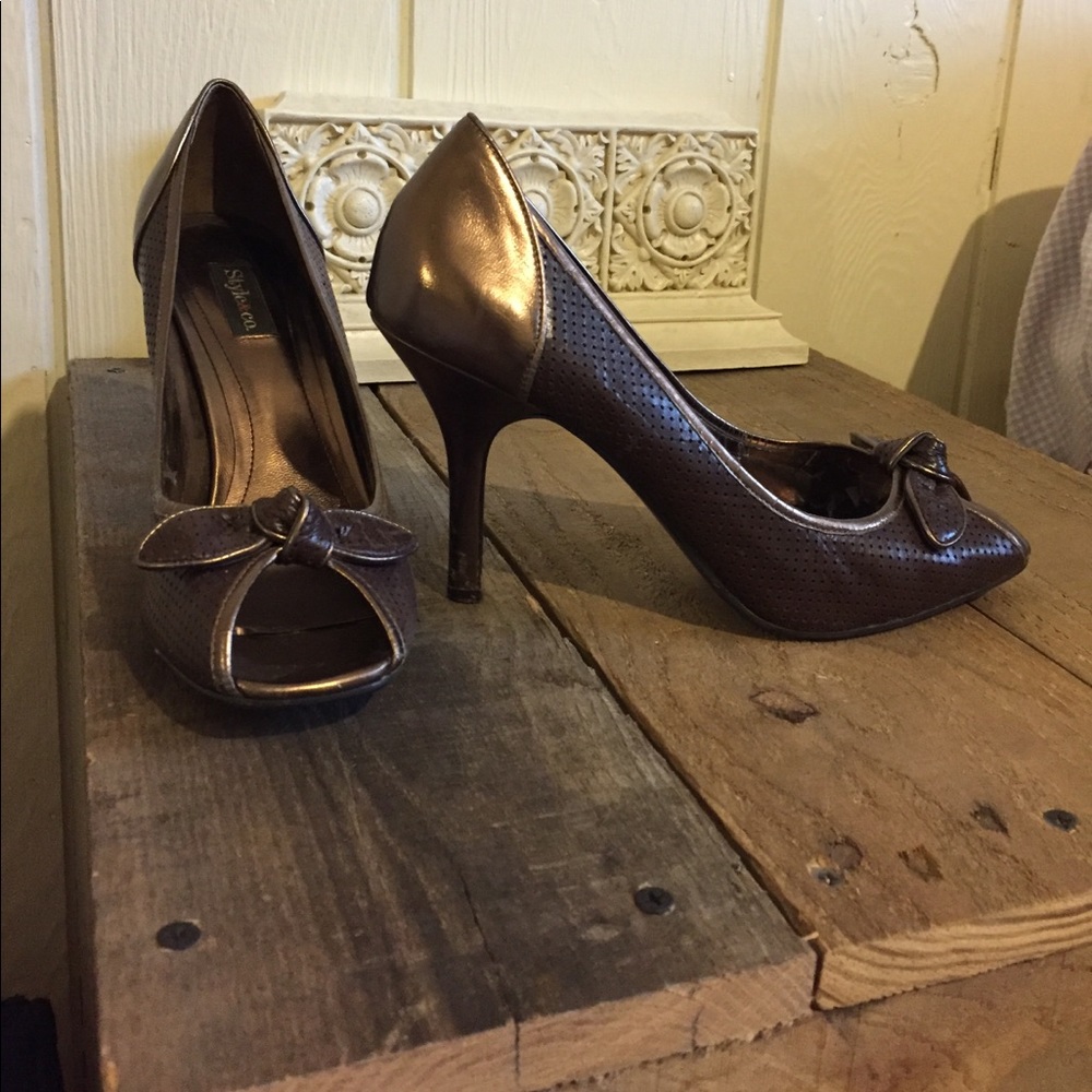 Size 8 Style&co.  Brown heels