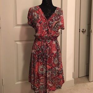 Mosaic print dress