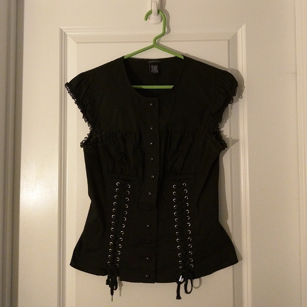 Sassy Black Blouse