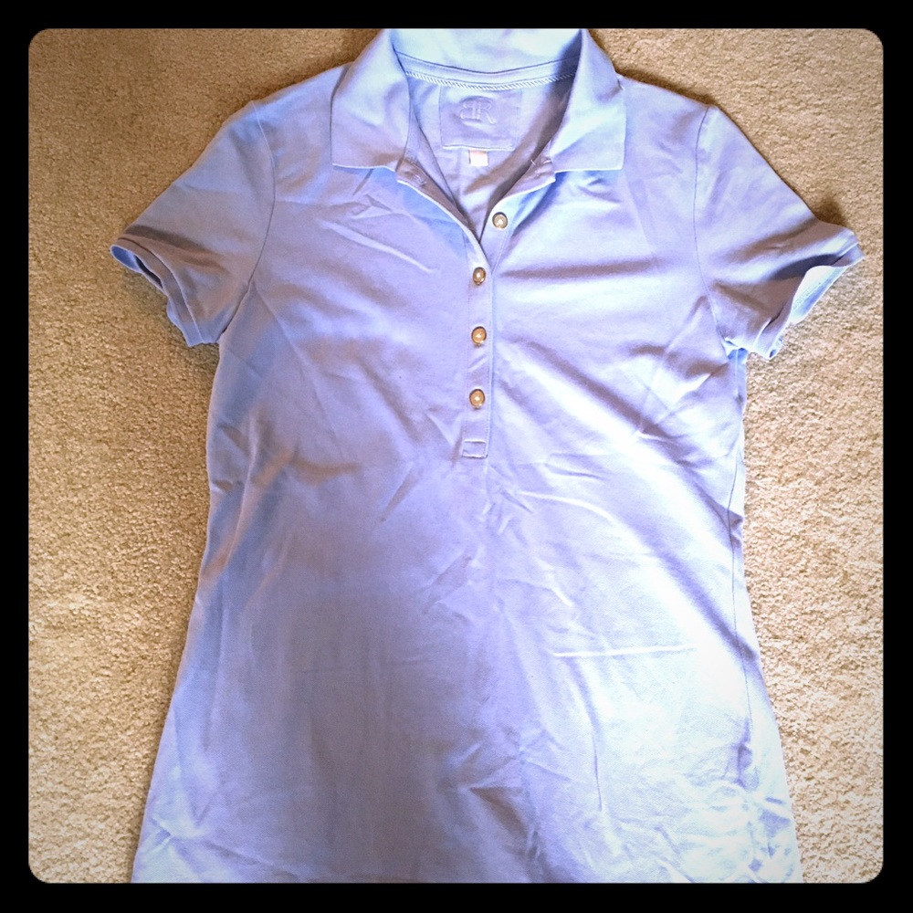 Baby blue polo