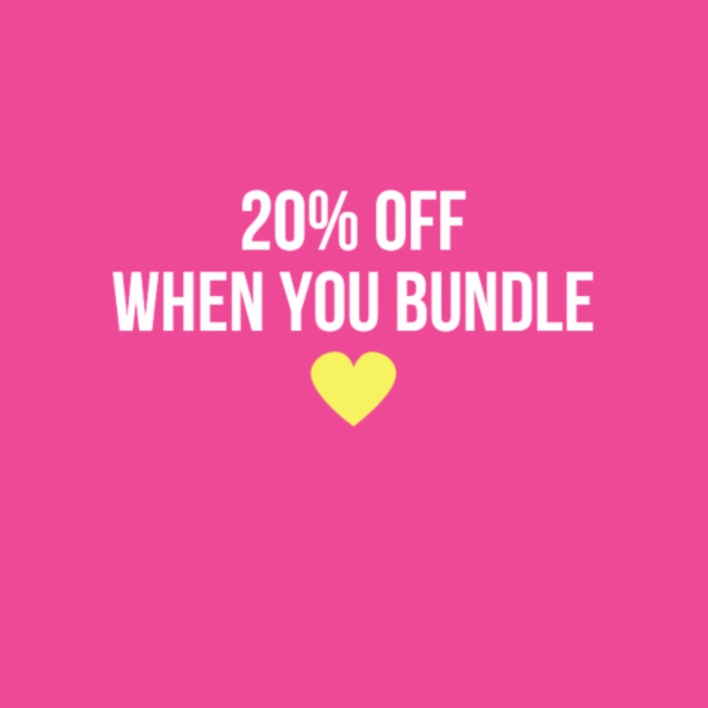 20% OFF WHEN YOU BUNDLE