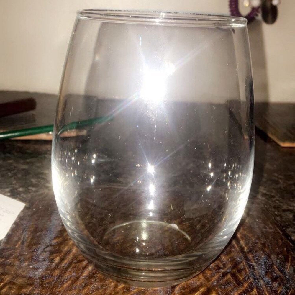 Custom hand painted wine glasses
