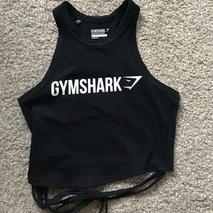 Gymshark crop top, ties.