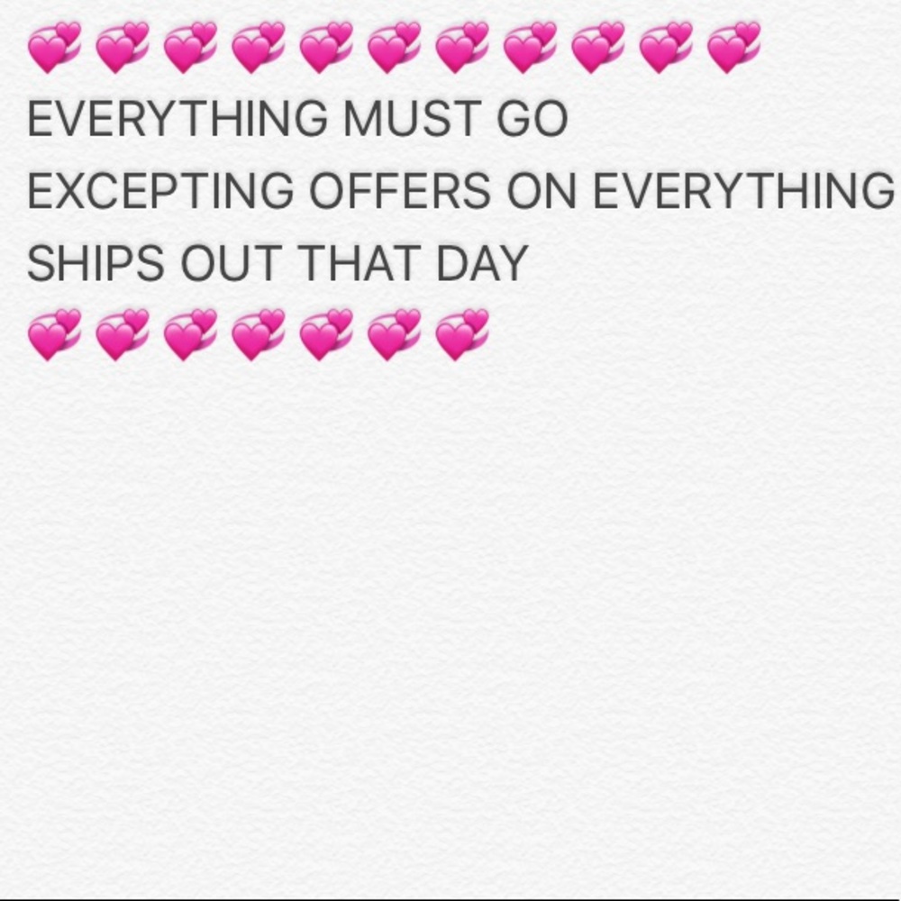 EVERYTHING MUST GO