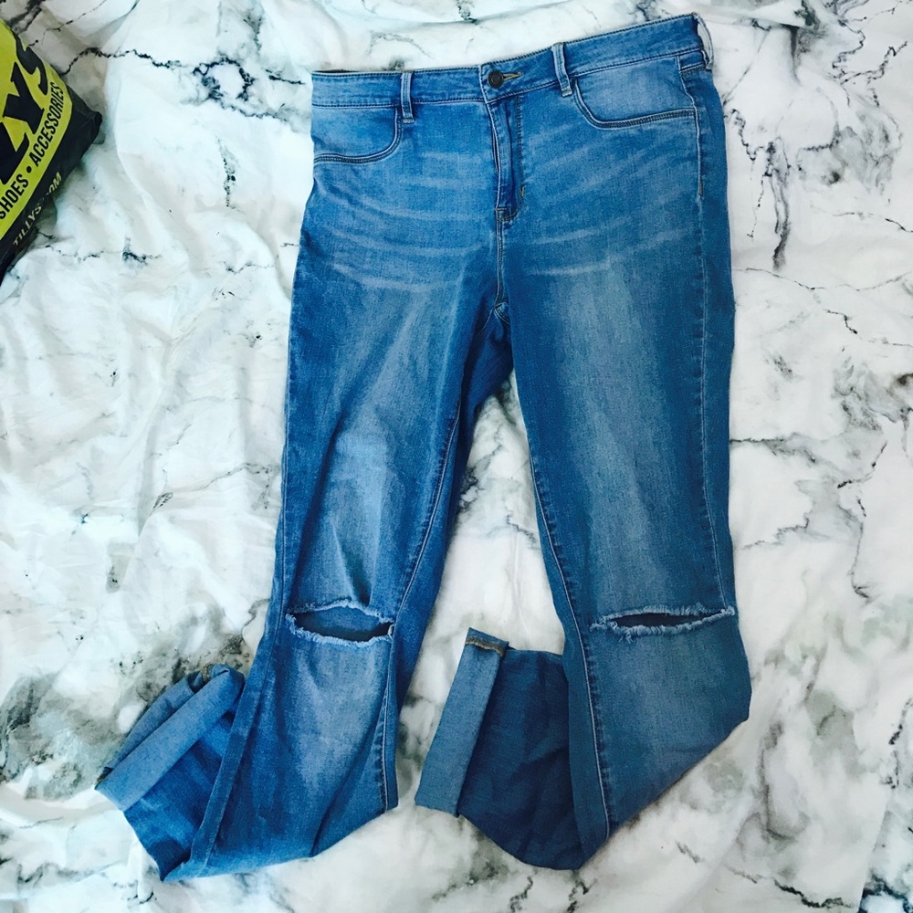 PACSUN SLIT JEGGINGS