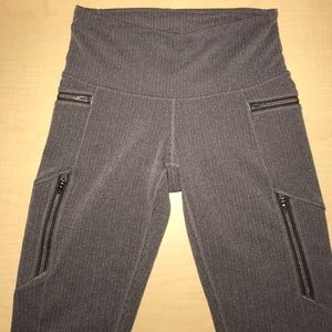 Maroon/brown Athleta leggings