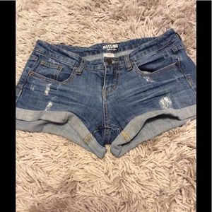 distressed shorts