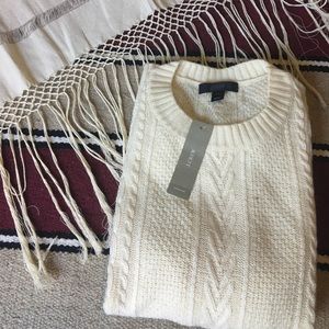 NWT J Crew Knit Sweater With Flare cuff