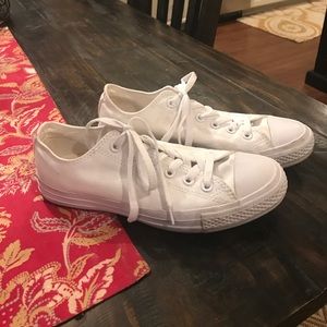 All white Converse