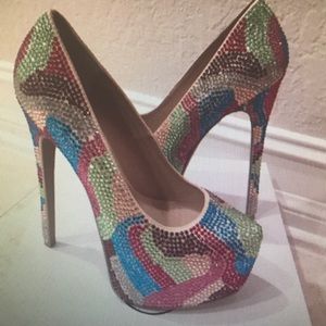STEVEN MADDEN sequin shoes