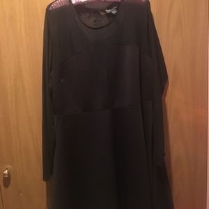 Forever 21 plus size black sexy dress