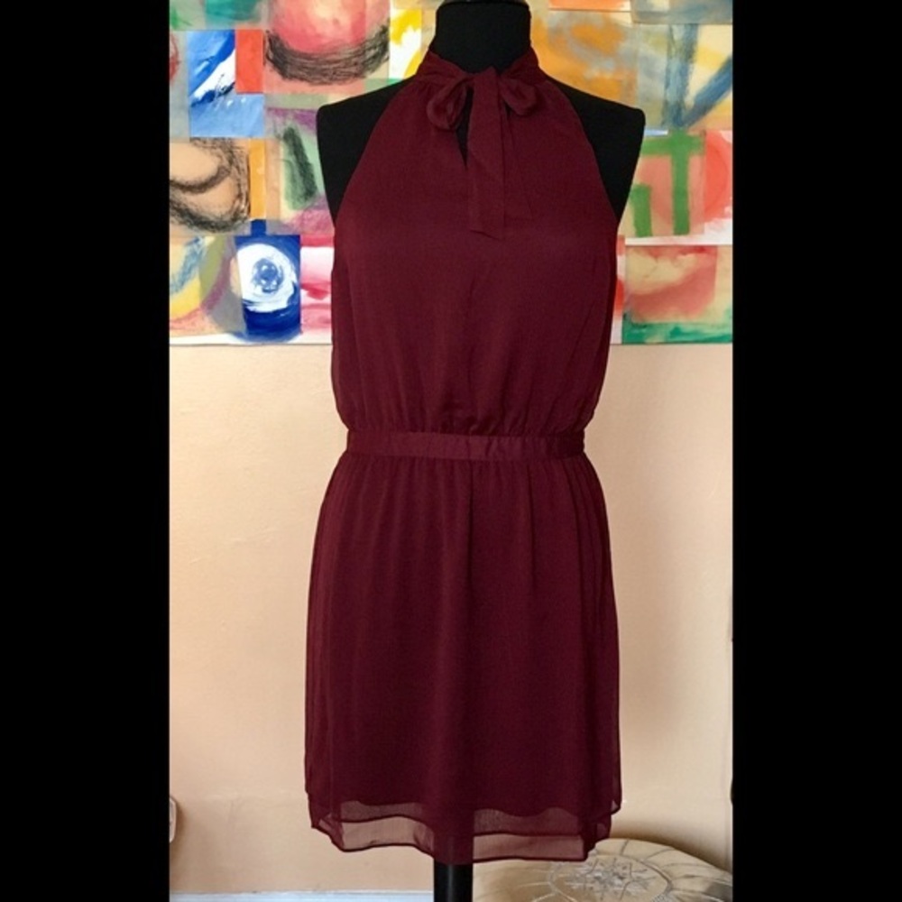 Banana Republic Tie Neck Dress