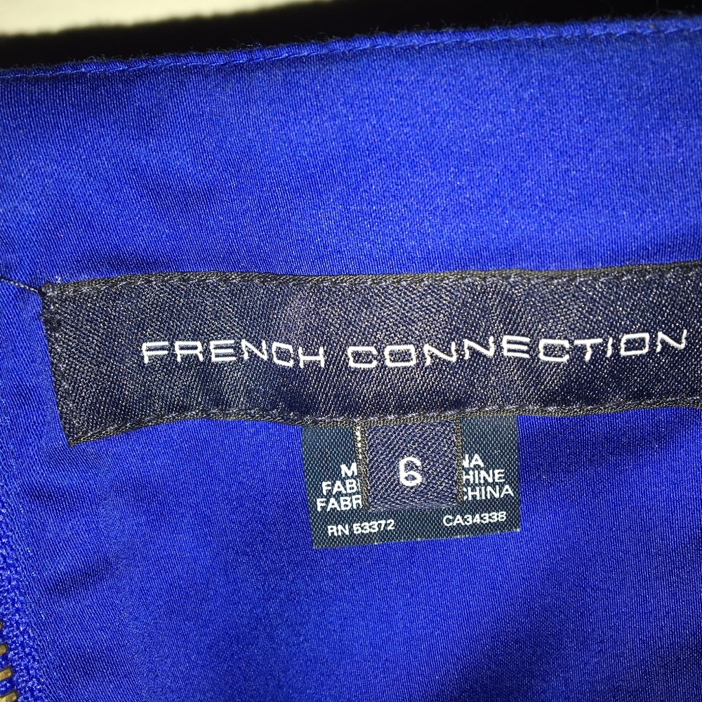 French Connection Color Block Strapless Mini Dress - image 4