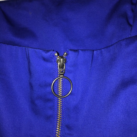 French Connection Color Block Strapless Mini Dress - Picture 3 of 4