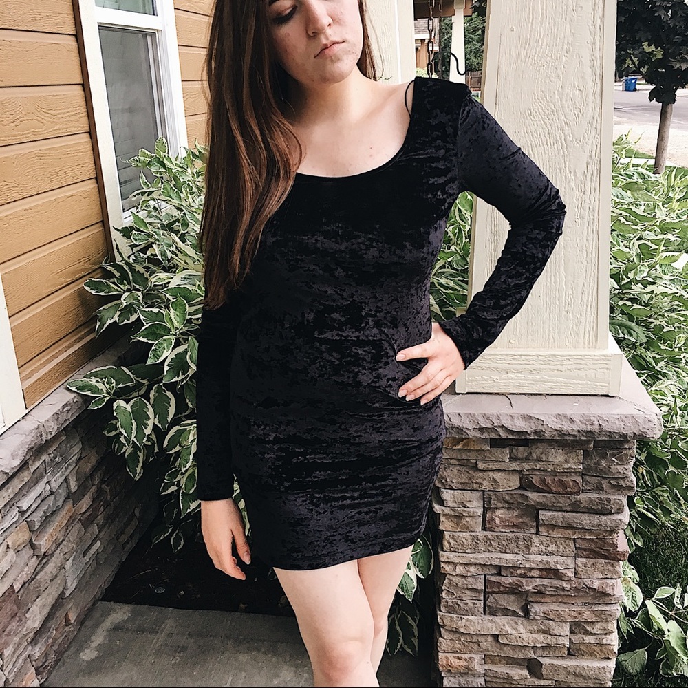 Free People Velvet Bodycon Dress