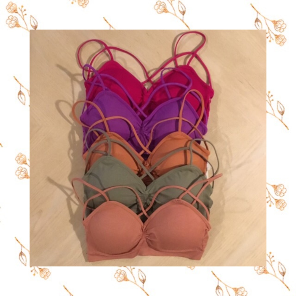🆕🌷Strappy Bralettes - Picture 2 of 8