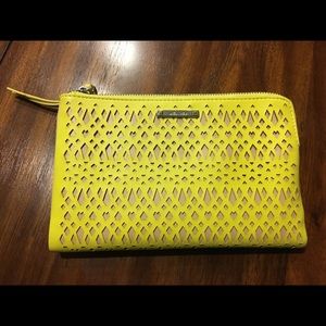 Stella & Dot Double Clutch Perforated Purse