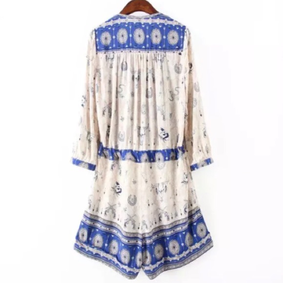 Blue Coyote Playsuit ROMPER Shorts Jumpsuit NEW - Picture 3 of 4