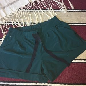 Emerald Lululemmom Athletic Shorts