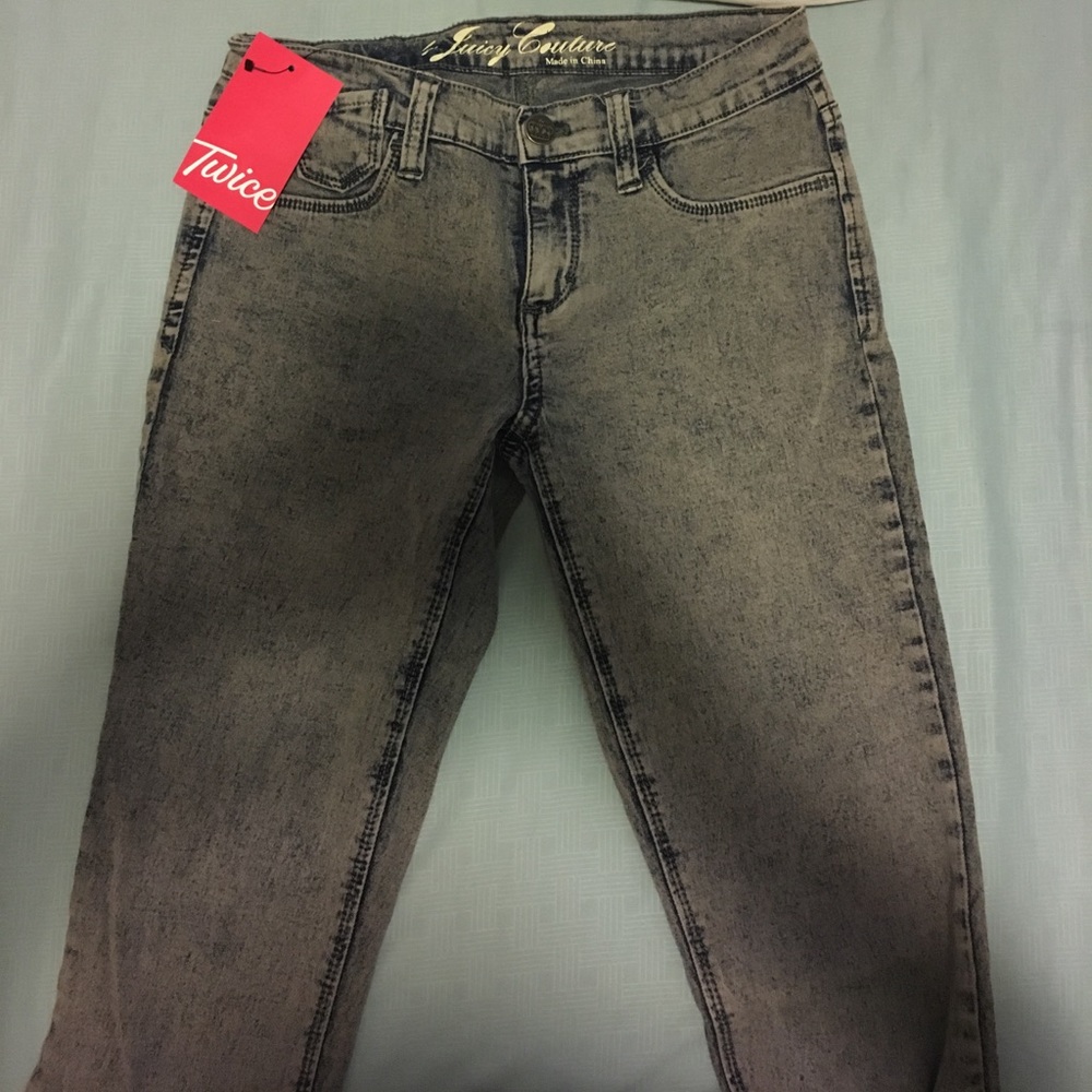 Juicy couture acid wash jeans