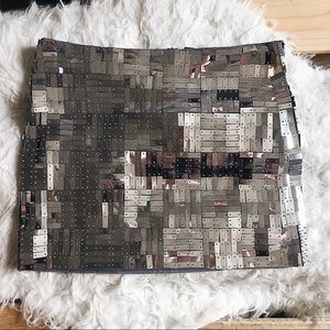 Alice + Olivia Mirror Sequin Skirt