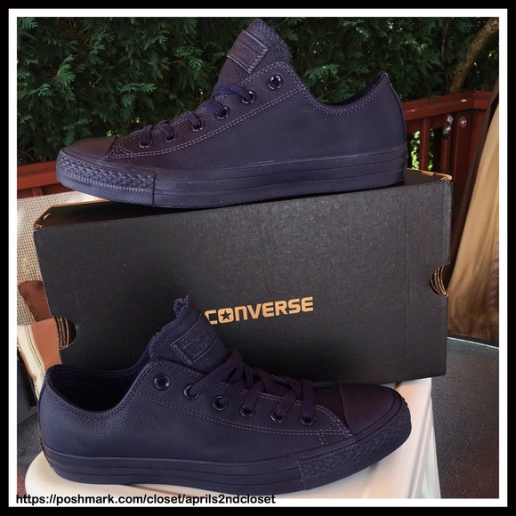 CONVERSE LEATHER SNEAKERS Oxfords - Picture 2 of 8