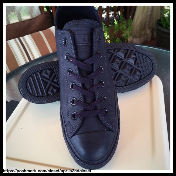 CONVERSE LEATHER SNEAKERS Oxfords - Picture 6 of 8