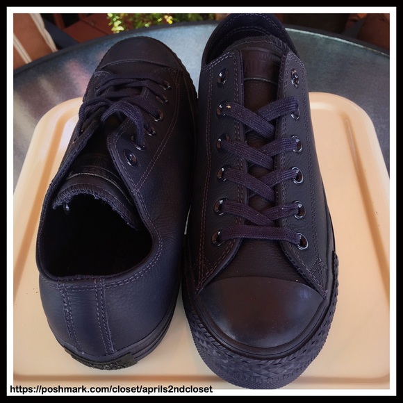 CONVERSE LEATHER SNEAKERS Oxfords - Picture 5 of 8