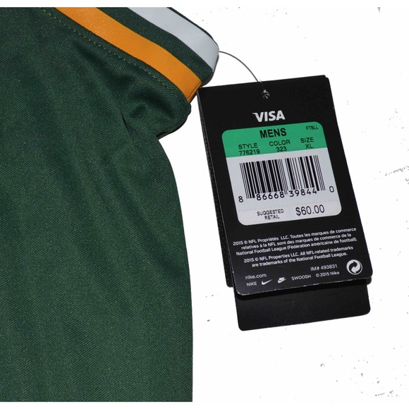 Nike Green Bay Packers Aaron Rodgers Jersey Tank - Picture 4 of 4