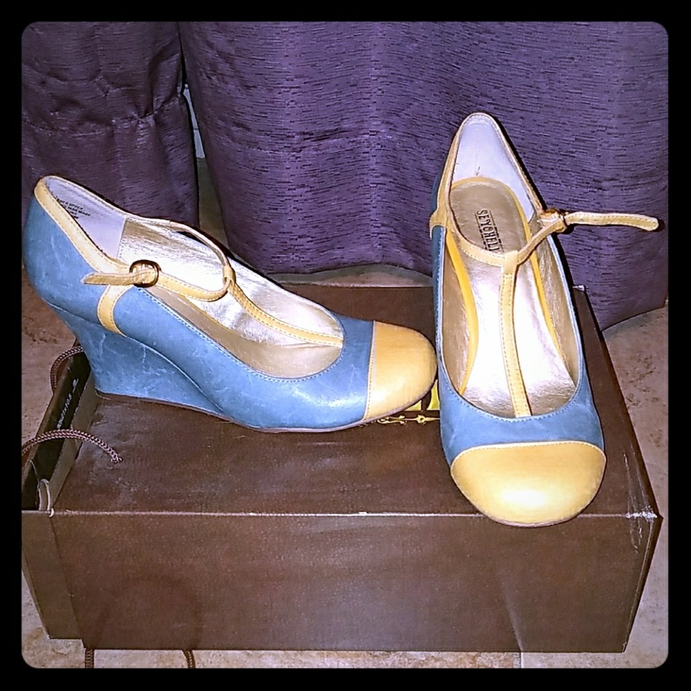 Seychelles wedge Mary Jane shoes