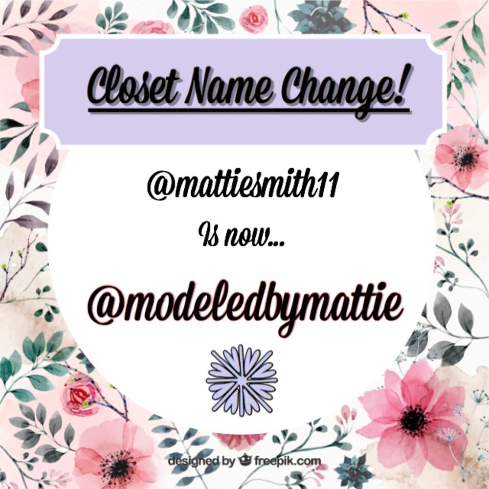 ⭐️⭐️⭐️NAME CHANGE⭐️⭐️⭐️