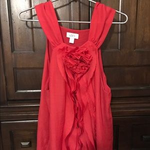 XL Pink Ruffle Loft shirt
