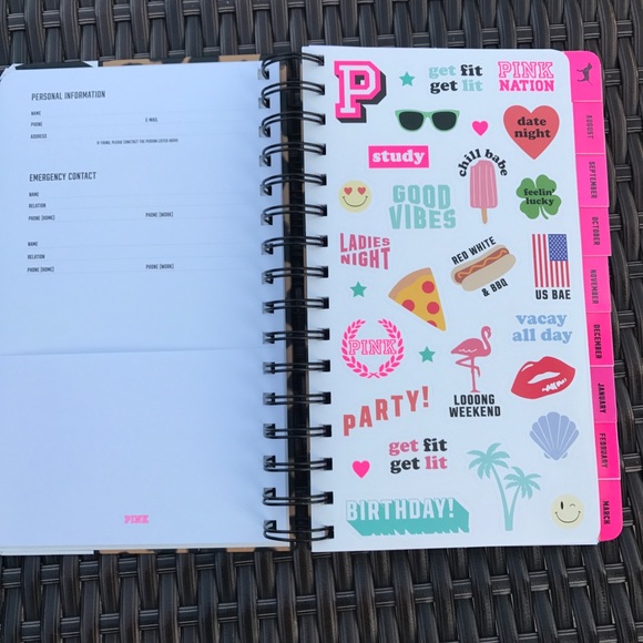 BNIP Pink Victoria'sSecret 2017/18 daily planner - Picture 5 of 6