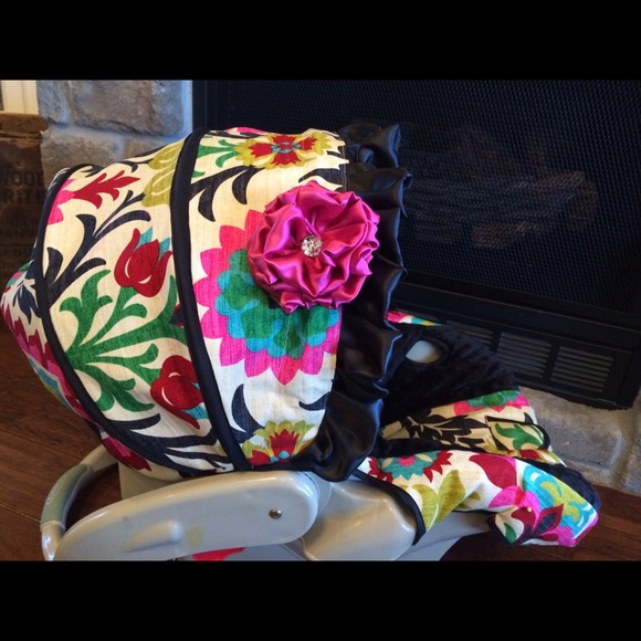 Custom infant car seat cover