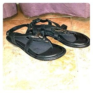 Black Nurture sandals